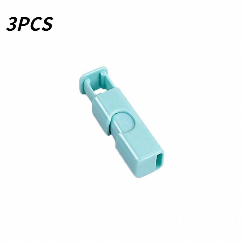 3pcs/set Portable Bread Snack Bag Sealer Kitchen Storage Food Sealing Bag Clips Mini Vacuum Sealing Clamp Kitchen Accessories