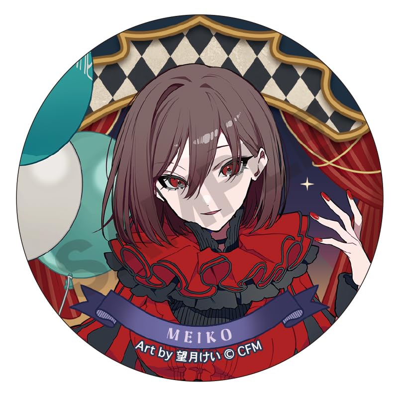 Crux Hatsune Miku Trading Can Badge Circus 1BOX Diameter Approx. 56mm Tinplate