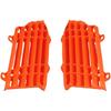 Motorcycle Plastic Radiator Motocross Engine Oil Cooling Compatible with SX125 350-450 TC125 2016-2019(Color:Orange)