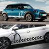 Car Sticker NO.1 Racing Sport Decor Decal For MINI John Cooper S JCW F55 F56 F57 R55 R56 R60 F60 Clubman Tuning Accessories