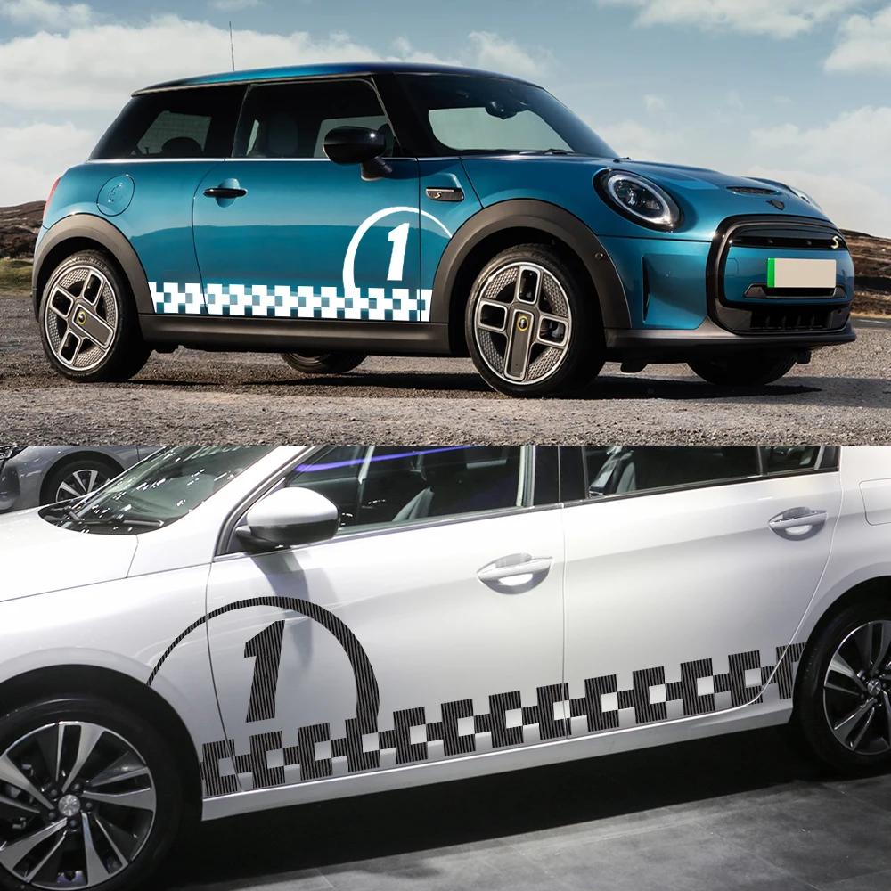 Car Sticker NO.1 Racing Sport Decor Decal For MINI John Cooper S JCW F55 F56 F57 R55 R56 R60 F60 Clubman Tuning Accessories