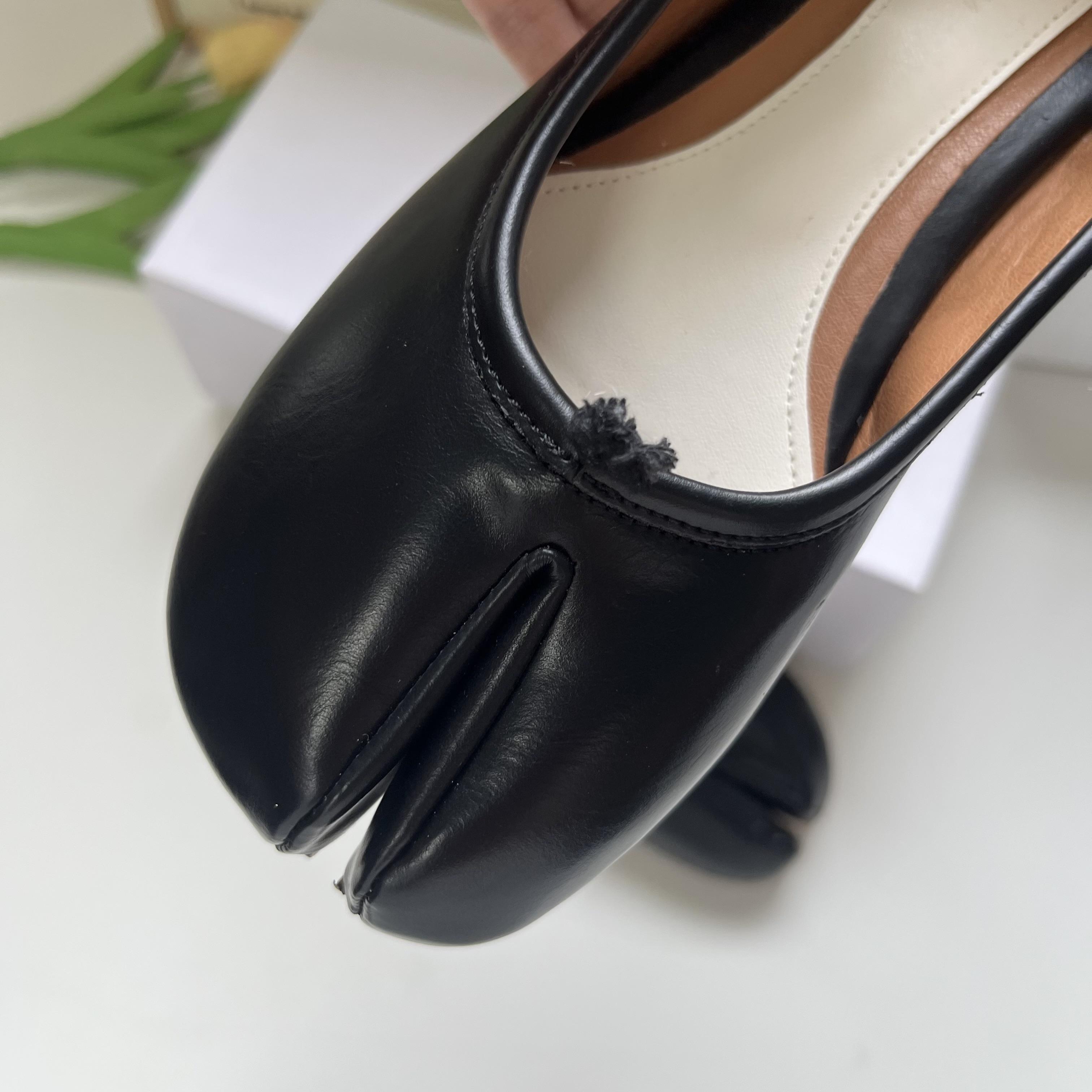 

IPPEUM Женские балетки с раздельным носком Мэри Джейн Черные Большого размера 44 Туфли-лоферы для платья Дропшиппинг Балетки для женщин US 8 (25.0CM) чёрный