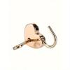 A Small Heart-Shaped Padlock Set With A Key - Metal Heart-Shaped Lock, Suitable For Suitcases, Laptops, Drawers, Wallets