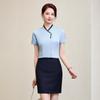 Women's Short Sleeve Professional Work Uniform – Hotel, Flight, and Catering Roles