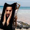 Coperta in Microfibra Bianca Nera Drake Asciugatura Rapida Asciugamani da Spiaggia Stampa Oversize Super Assorbente Coperta Asciugamano da Piscina