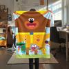 1PC Hey Duggee Patterned Flannel Blanket Suitable For All Seasons for Home Decor Warmth and Comfort Gifts Holiday Present