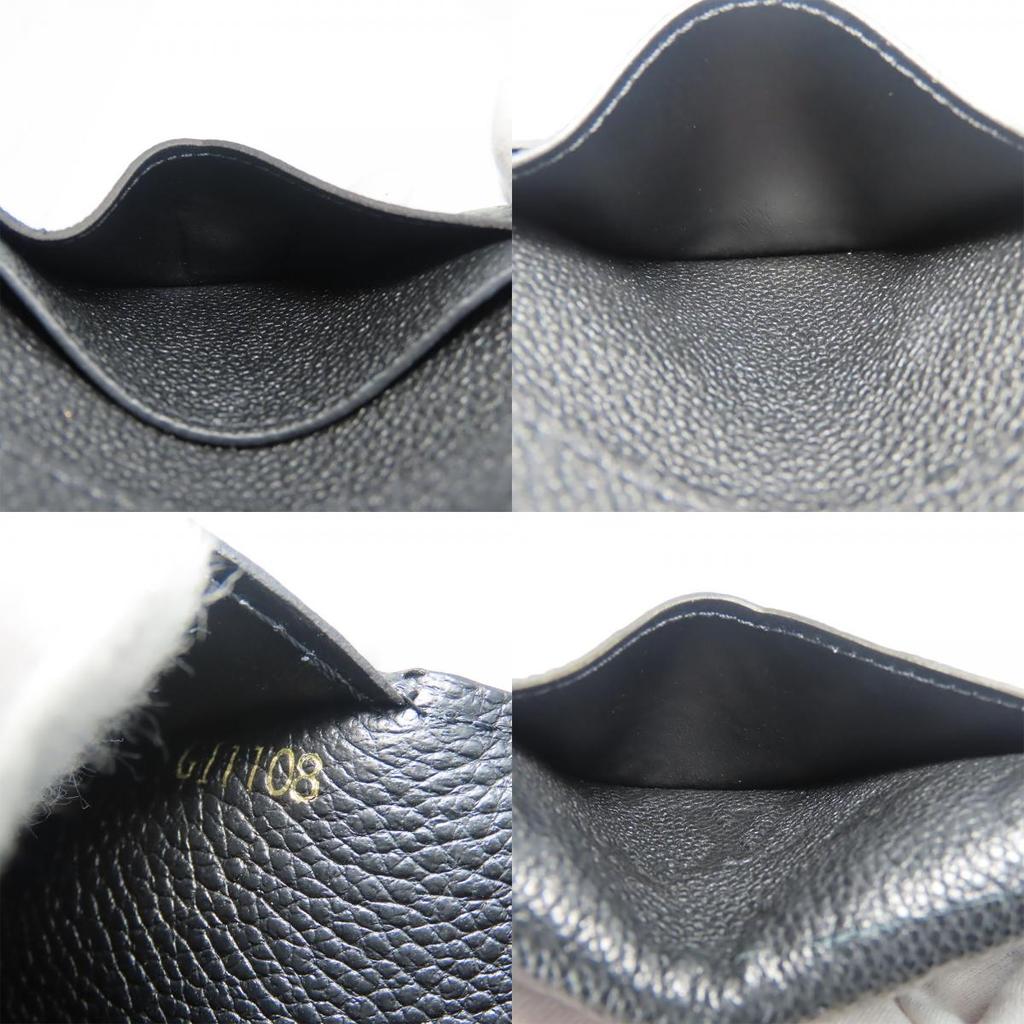 Used LOUIS VUITTON Card Case Unveil Cult M58456 Devisit Monogram Ann Platt Noir black Bifold Wallet