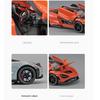 1/32 Scale Mclaren 765LT Supercar Series Metal Alloy Diecast Model Car Fine Decorative Ornaments DIY Self Designed Gifts for Boyfriend
