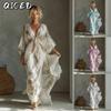 QICED Damenmode Herbst Winter Langarm V-Ausschnitt Freizeitkleider