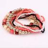 Fashion Household Women Fashion Bohemian Multilayer Beads Bracelet Stretch Ethnic Style Bracelet
