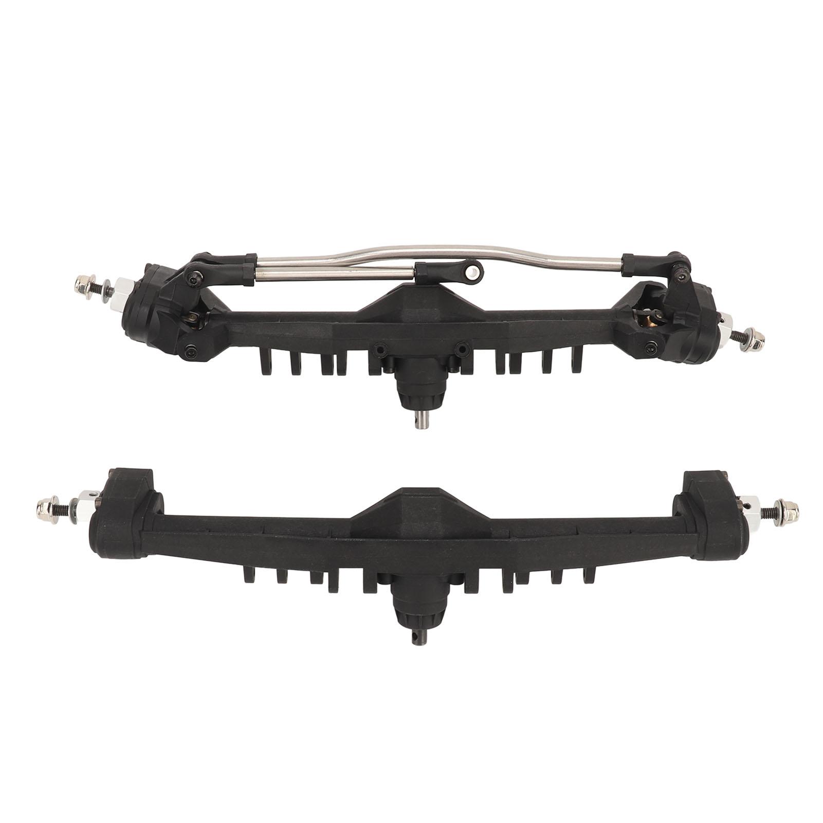 

2 шт. Сталевий передній/задній міст для альпіністського автомобіля, корпус моста для радіокерованого автомобіля для Axial 110 Capra 1.9 UTB Crawler