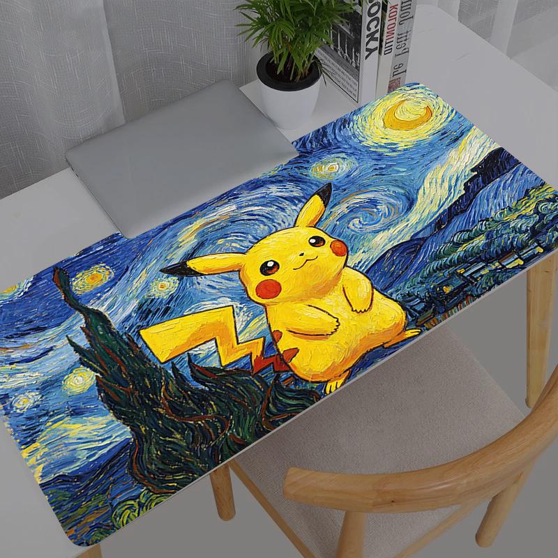 XXL Mouse Pad Anime Gamer Computer Mousepad Pokemon Pikachu new durable Gaming Accessories Tablet Varmilo Keyboard Mausepad