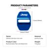 For Jeep Car Door Lock Protector Stainless Steel Prevent Rust and Scratches Grand Cherokee Patriot Renegade Compass Wrangler