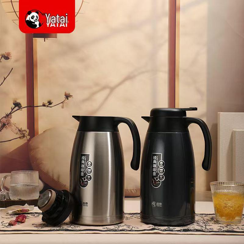Yatai Stainless Steel Large Capacity Vacuum Insulated Kettle with Copper-Plated Liner. Blue