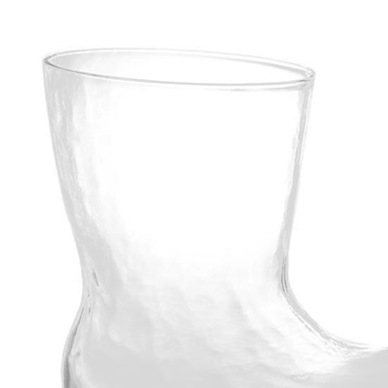 Creative Boot Shape Glass Cup, 300ml Novelty Boot Tumbler for Whiskey Beer Juice Coffee, Unique Home Bar Gift