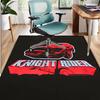 Knight Rider Pattern Rug, Indoor/Outdoor Mat, for Picnic, Gameroom, Bedroom, Office, Living Room, Home Decor Carpet, Birthday Gift