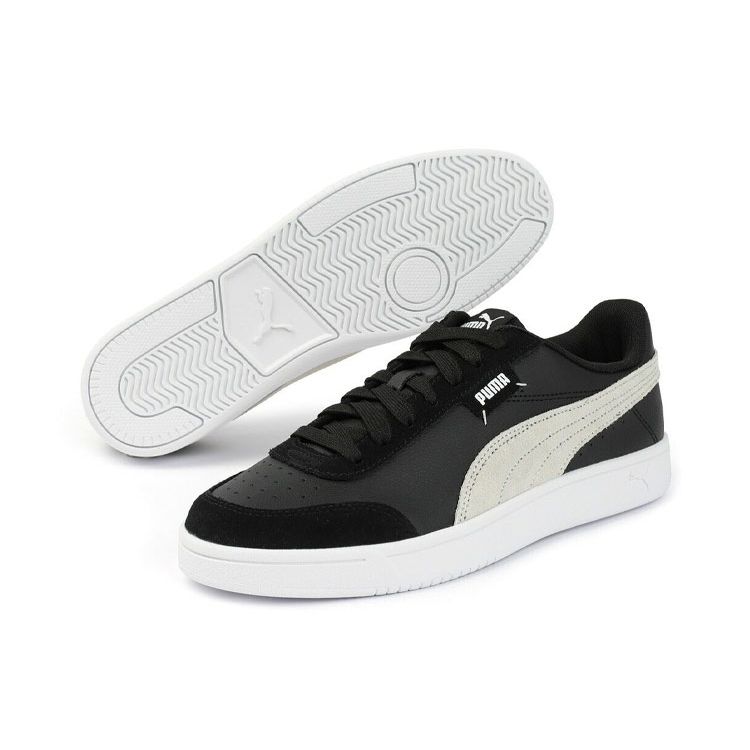 Puma Court Legend Lo Casual Lightweight Durable Low-Top Sneakers Unisex Sneakers Black White 371931-07