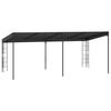 Wall Mounted Pergola 3x6 m Anthracite Fabric