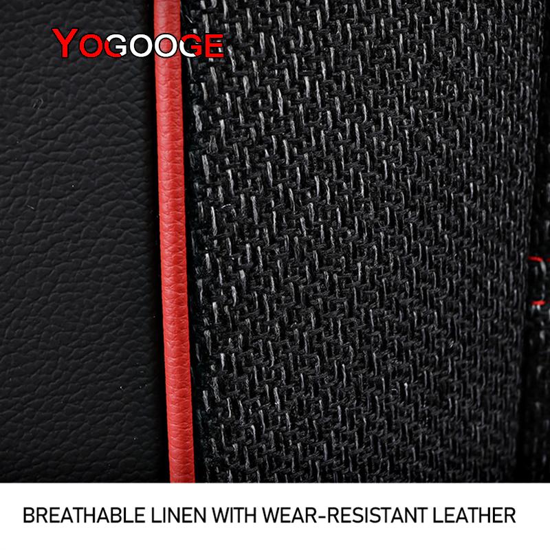 YOGOOGE Car Seat Cover For Toyota Rav4 Auto Accessories Interior
