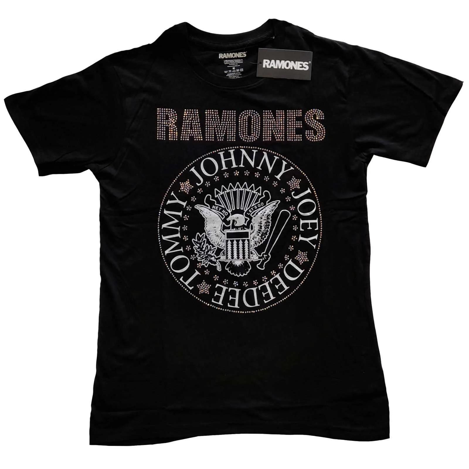 Ramones Kids Embellished T-Shirt: Presidential Seal (Diamante) OFFICIAL NEW XXXXL