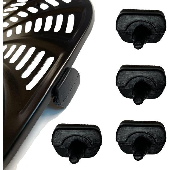 Air Fryer Rubber Feet for Gourmia Air Fryers, 4PCS Upgraded Air Fryer Silicone Rubber Bumpers, Rubber Tabs, Rubber Tips, Rubber Parts for Gourmia Air