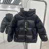 2023 Winter Black Gold Children's Hooded Down Jacket