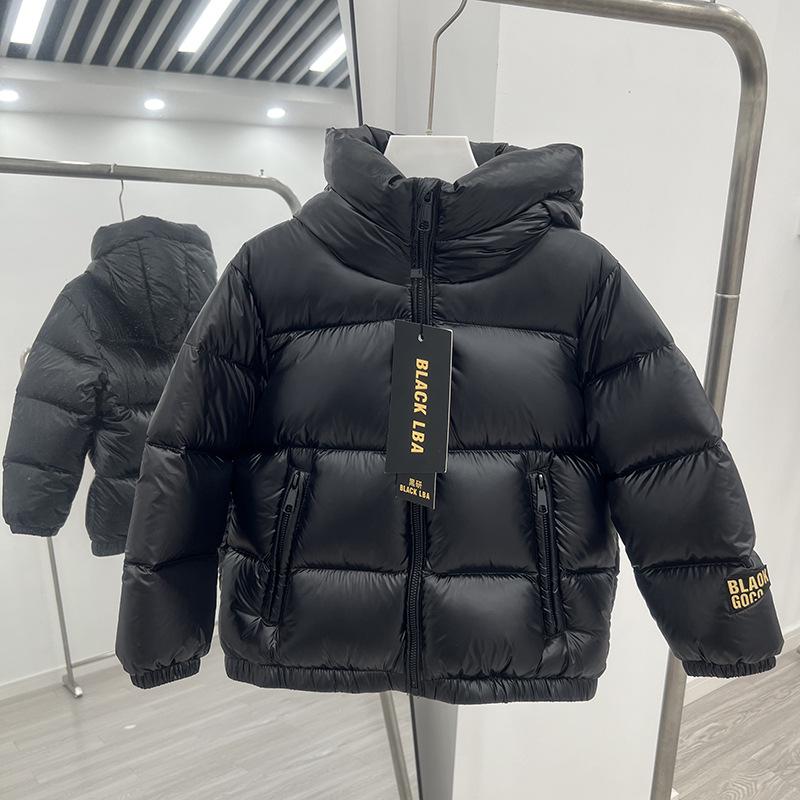

2023 Winter Black Gold Children s Hooded Down Jacket 160 cm