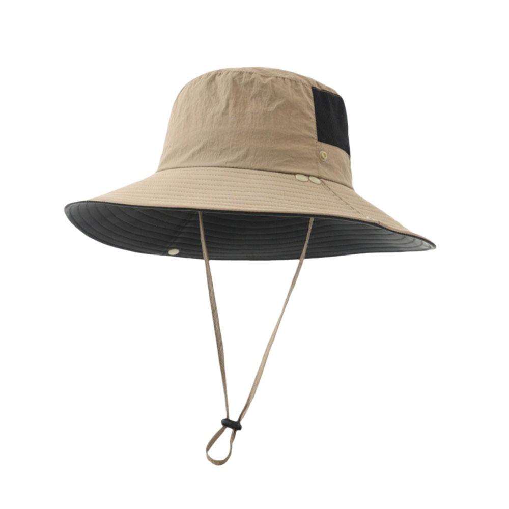 New Quick-drying Bucket Hat Sun Protection Anti-UV Fishing Hats Breathable Camping Hiking Caps Unisex