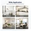 360 Degree Rotatable Wall Hooks Removable Hanging Hooks for Home Kitchen Bathroom Bedroom and Garden