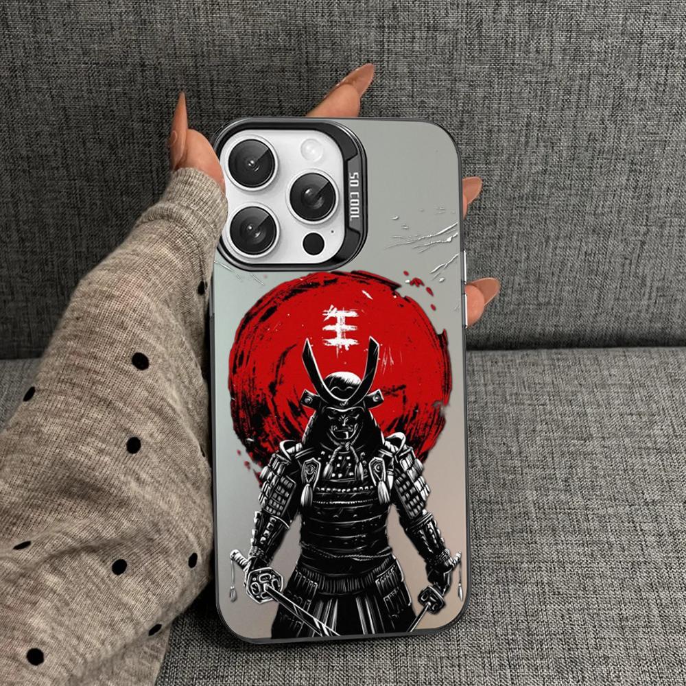 Japan The samurai Ninja Phone Case For iPhone 16 15 14 13 12 11 Pro Max X XR XSMAX 8 7 Plus Matte Shockproof Back Cover