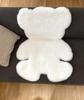 Cartoon Bear Plush Rug for Kids' Bedroom or Cloakroom