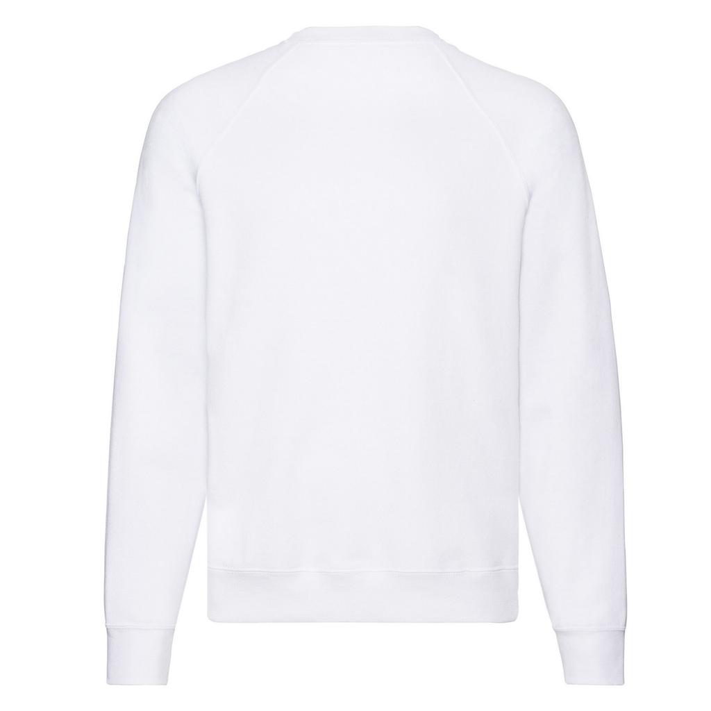 Fruit of the Loom Mens Classic Plain Raglan Sweatshirt