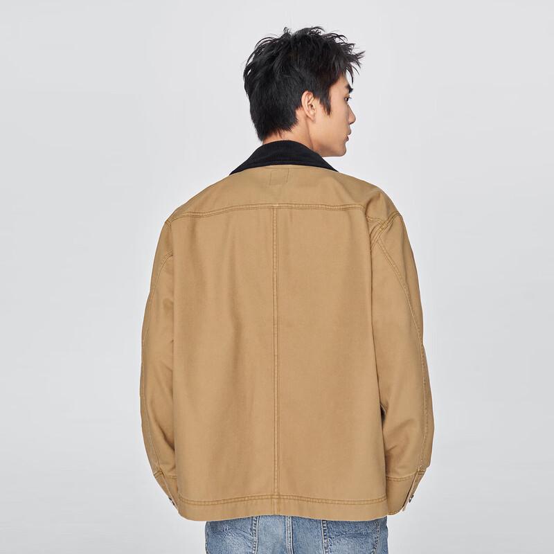 

Lee Unisex Color-Block Lapel Workwear Jacket XL