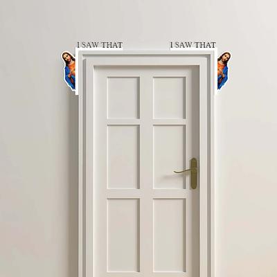 Jesus Themed Door Frame Decor Quirkys Door Corner Decor For Indoor Outdoor