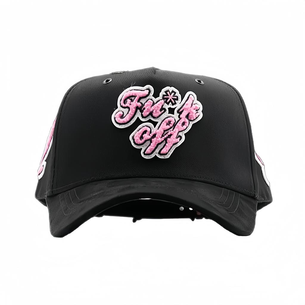 Wholesale Yo No Pesco Star Satin Lined Terry Dobby Embroidered Bling Sports Cap 5 Panel Rhinestone Brim Baseball Caps Barbas