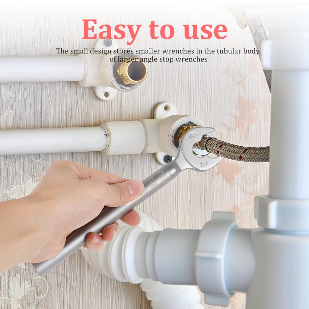 Multifunkční jednostranný klíč 2 v 1 Otevřený klíč Momentový klíč Hardware Nástroje Klíč Pro všechny velikosti šroubů Ruční nástroj