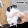 Thickened Double-sided Dishwashing Sponge Black Sandwiched White Stain Removal Scouring Cloth Cleaning of Pots Bowls Sinks Rag