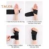 1Pc Sports Wrist Brace Adjustable Breathable Wrist Support Strap Men Women Fitness Wrist Wrap Arthritis Tendinitis Pain Relief Compression Sleeve