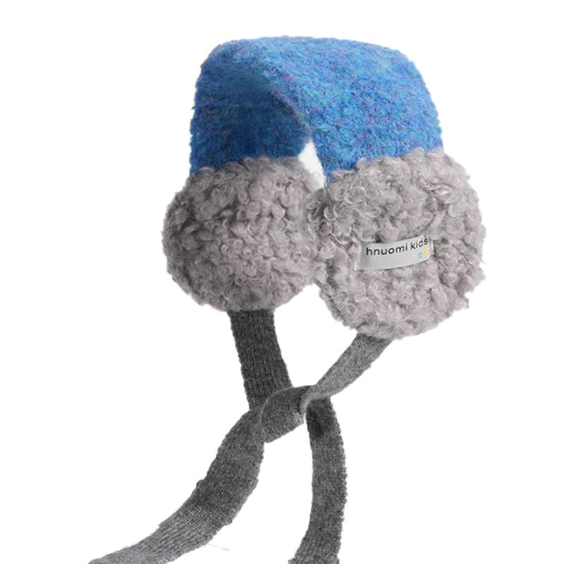 Fashion Cute Rolled Plush Earmuffs For Women New Winter Style For Outdoor Cold Protection Thickened Warm Earmuffs With Straps