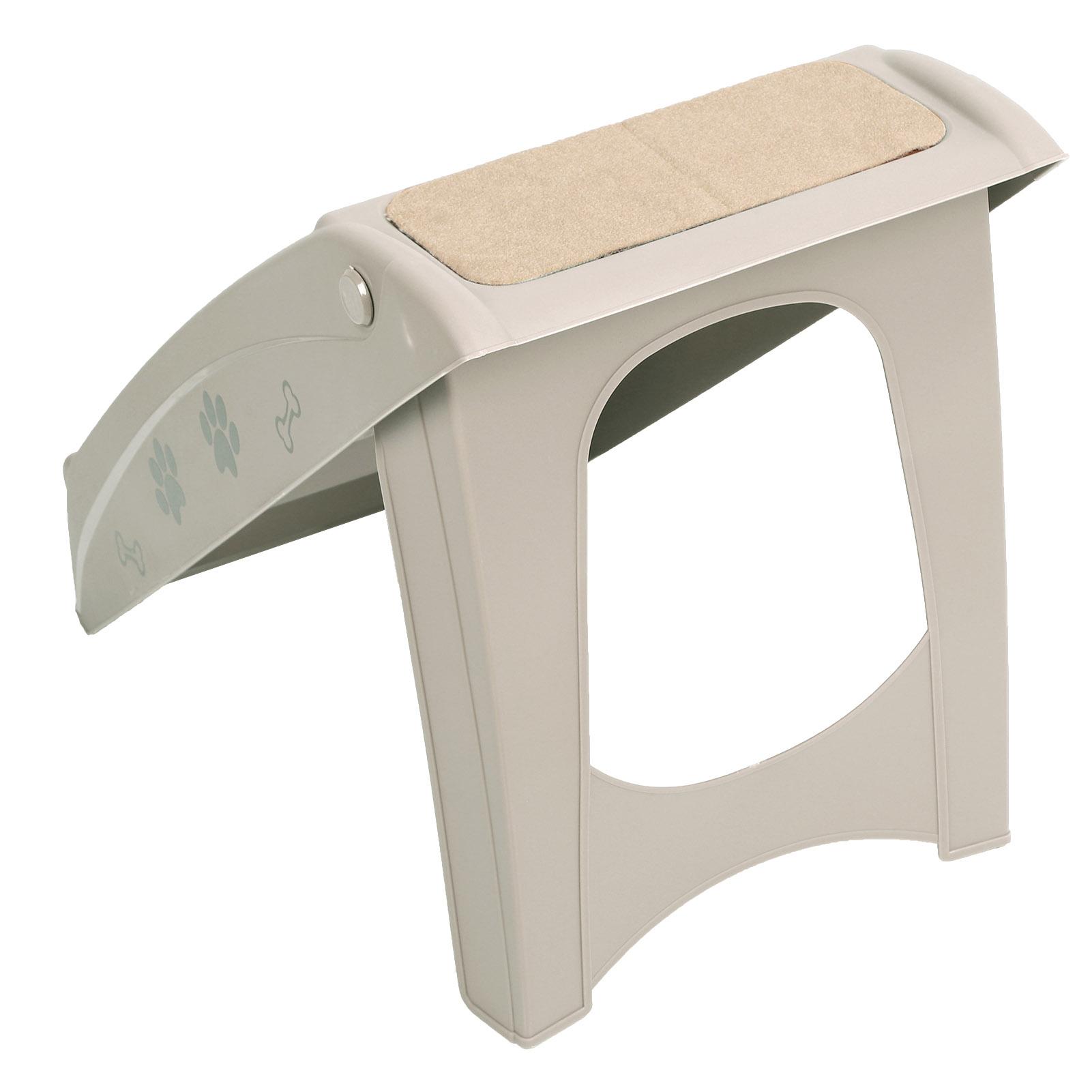 4 Steps Foldable Pet Staircase Dog and Cat Ladder Ramp Climb for Indoor and Outdoor Use