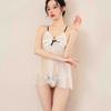 Sex underwear women's sexy lace mesh nightdress uniform tulle suspender skirt