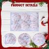 6 Pieces Christmas Hanging Decorations Xmas Decor Decorative Balls Baubles for Home