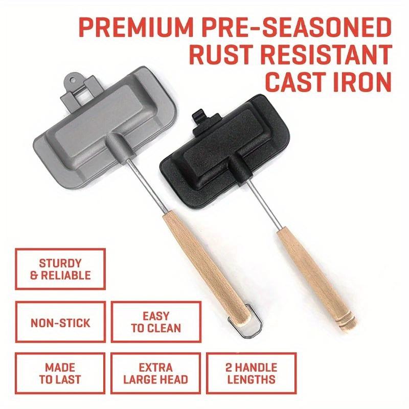 Oboustranná sendvičová pánev Nepřilnavá skládací grilovací pánev na toasty Snídaňový stroj na výrobu palačinek