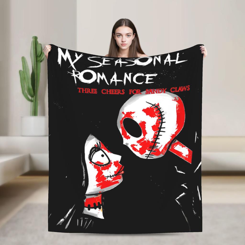 The Black Parade Mantas Tour My Chemical Romance Franela Impresionante Cálida Manta para Cama Cubrecama Invierno