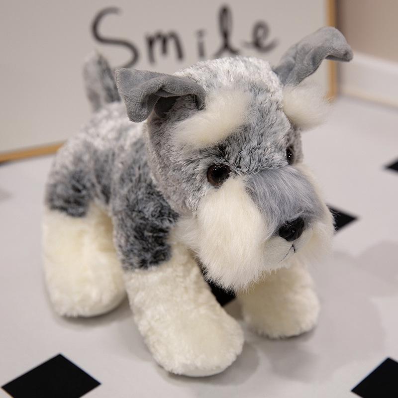 Schnauzer Plush Puppy Doll – Sleeping Pillow & Children's Gift