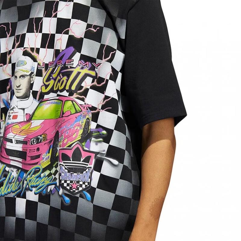 Adidas Originals x JEREMY SCOTT T Shirt Unisex Black HG6512