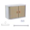 Expandable Doll Wardrobe Storage System With 10 Hangers Interlocking Design Space Saving Doll Closet for Accessories