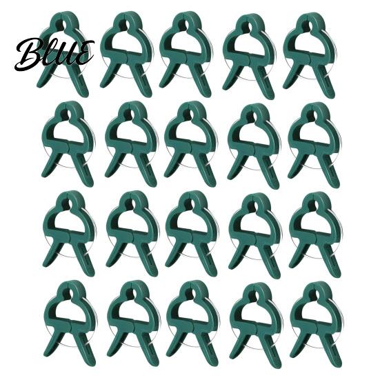 Vegetable Fixing Tools 20Pcs Plant Support Clips Plastic Gentle Clamps Indoor Potted Grips Tomato Cage Clips for Climbing Vines Flowers Stems