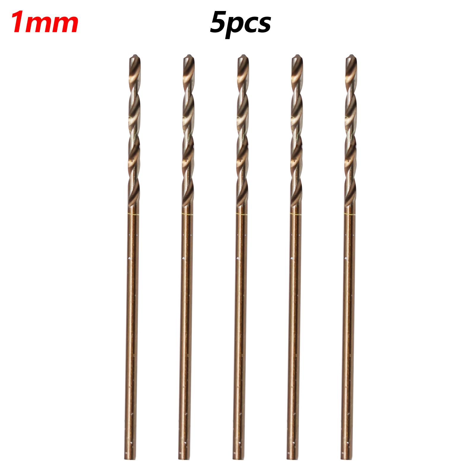 

5pcs HSS M35 Cobalt Drill Bit 1mm 1.5mm 2mm 2.5mm 3mm 3.5mm 4mm For Wood Metal Stainless Steel Auger Drill Bits Hole Cutter Tool