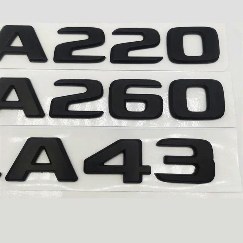 Car Trunk Letters Logo Emblem Badge Decals Sticker for Mercedes Benz CLA Class CLA35 CLA45 CLA260 CLA200 CLA180 CLA250 CLA220 UO4